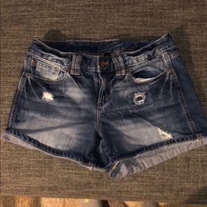 Denim shorts
